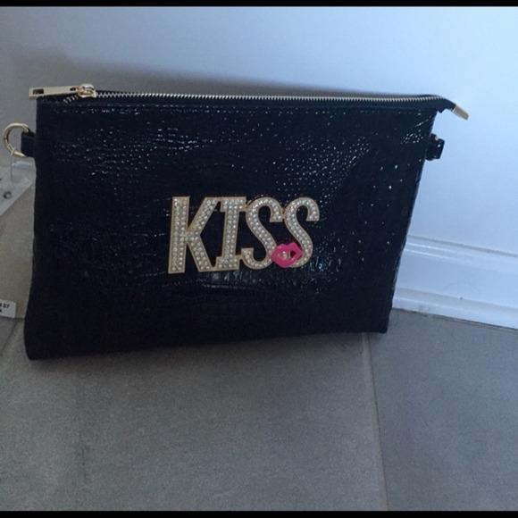 KISS Metallic Clutch, Wristlet, or C-Body. - Picture 3 of 5